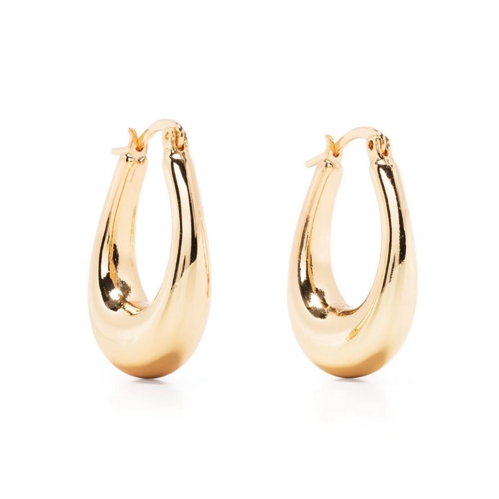 KENNETH JAY LANE | Gold-tone Hoop Earrings